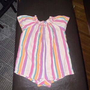 Old Navy Multicolor Striped bubble Romper